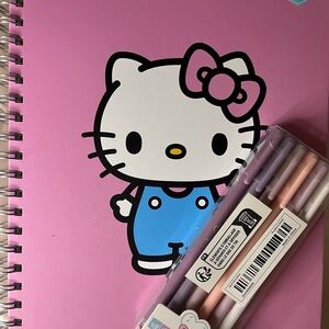 Hello Kitty Pink Spiral Notebook